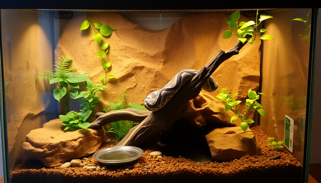 Creating the Perfect Ball Python Enclosure: A Guide to Keeping Your Slithery Friend Happy and Healthy