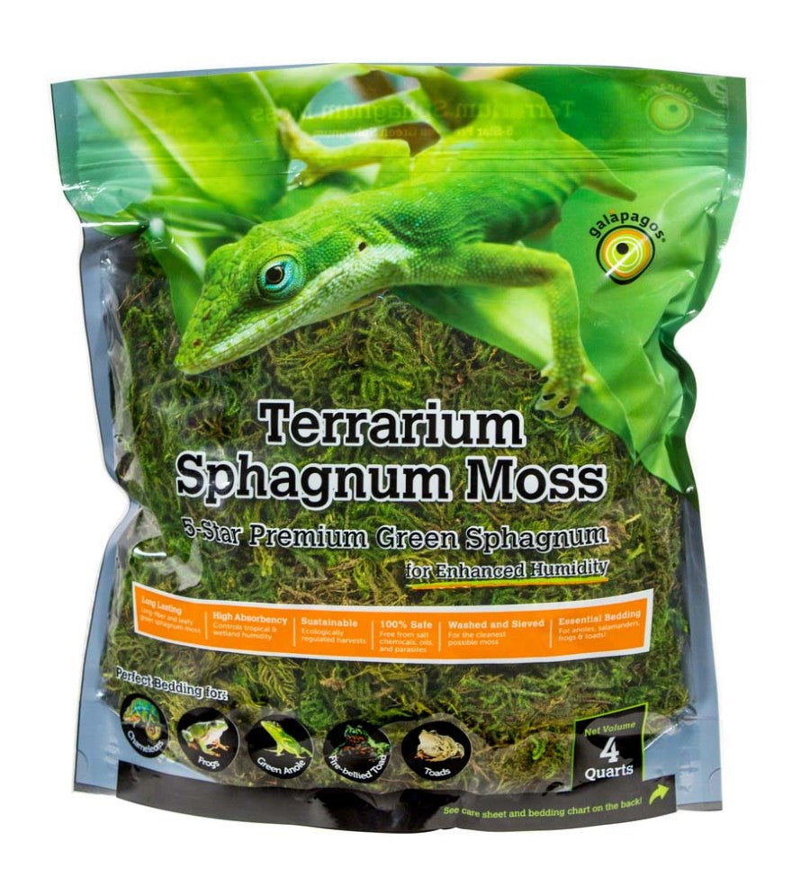 Galapagos 5-Star Terrarium Sphagnum Moss Snake Bedding Substrate