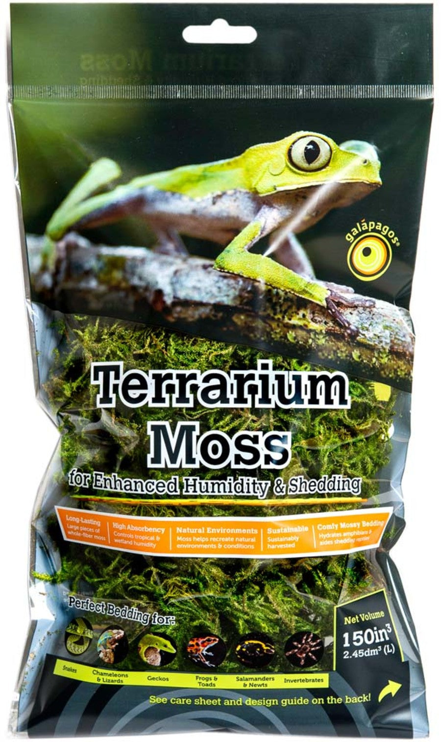 Galapagos 5-Star Terrarium Sphagnum Moss Snake Bedding Substrate